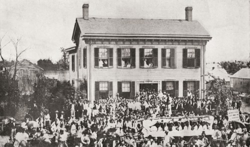The home of Abraham Lincoln in Springfield.