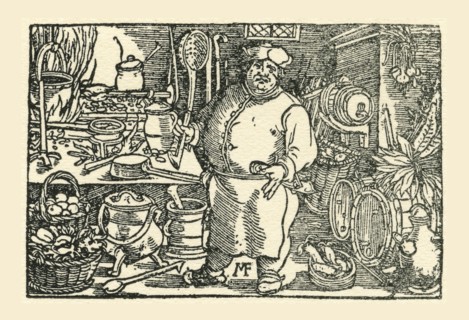 A chef from the Tudor period in England.