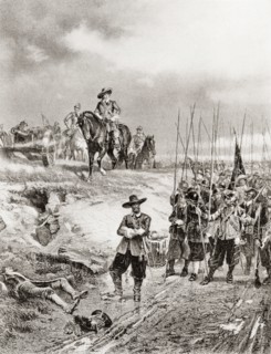 Oliver Cromwell At The Battle Of Marston Moor.