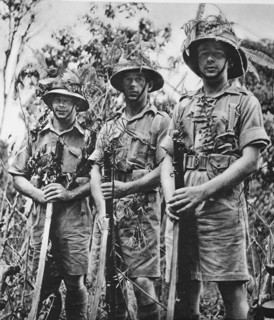 Three soldiers of the Manchester regiment.