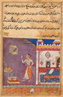 Illustration du Touti-Nameh