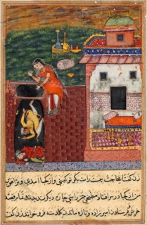 Illustration du Touti-Nameh