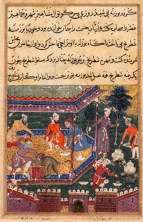 Illustration du Touti-Nameh