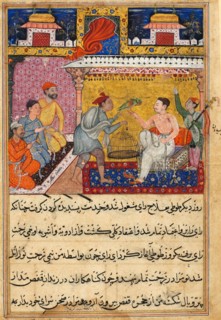 Illustration du Touti-Nameh