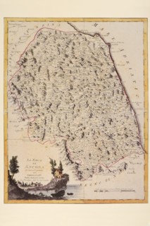 Carte géographique du 18e siècle
