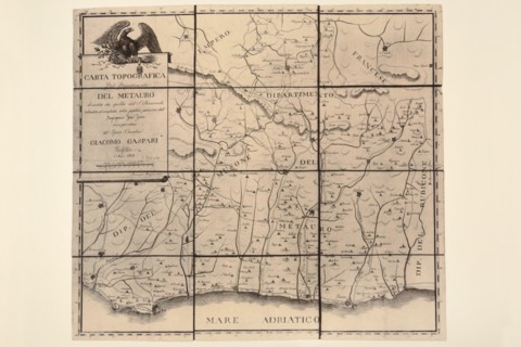 Carte géographique du 19e siècle