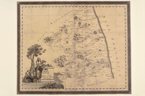 Carte géographique du 19e siècle