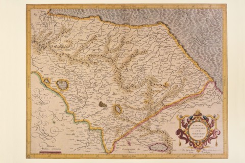 Carte géographique du 16e siècle