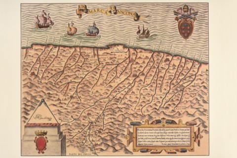 Carte géographique du 16e siècle