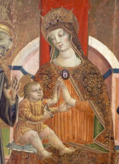 Stefano Folchetti, Madonna and Child Enthroned with Saints, 1498