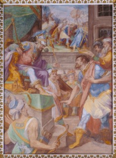 Oratorio della Carità, cycle of frescoes by Filippo Bellini
