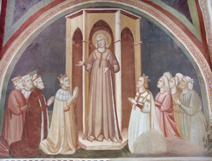 Fresco in the Church of Sant'Agostino, Fabriano