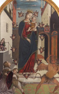 Bernardino Mariotto, Madonna of the rescue (front)