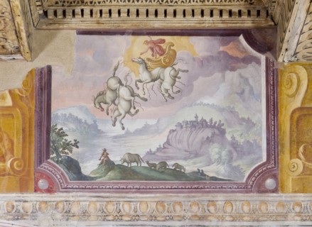 Fresco in the Palazzo Pallotta in Caldarola
