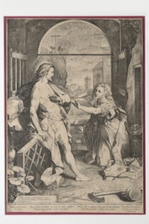 Luca Ciamberlano and Federico Barocci, Noli me Tangere, etching, 1609