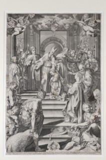 Federico Barocci, Presentation of Jesus in the Temple, etching