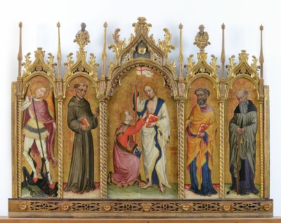 Blessed Saints Sanctuary, Zanino di Pietro polyptych