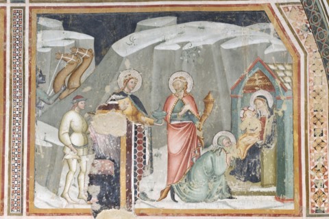 Fresco from the church of Santa Maria in Valle di Nera