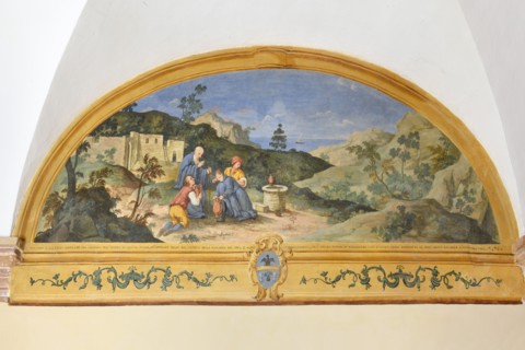 Fresco from the Monastery of San Silvestro in Montefano in Fabriano