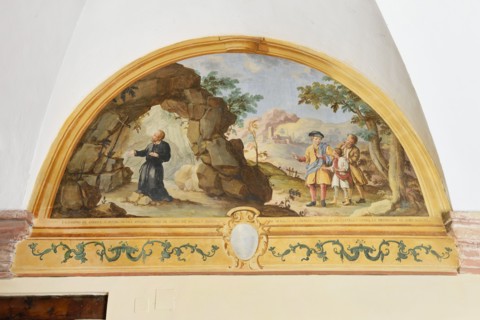 Fresco from the Monastery of San Silvestro in Montefano in Fabriano