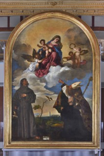 Tiziano Vecellio, Pala Gozzi (Madonna in Glory with Saints Francis and Biagio)