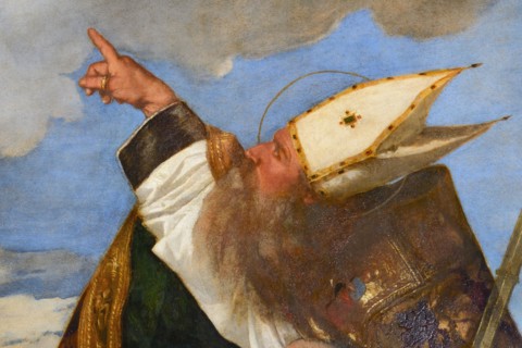Tiziano Vecellio, Pala Gozzi (Madonna in Glory with Saints Francis and Biagio)