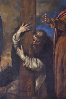 Tiziano Vecellio, Crucifixion of Christ with the Madonna and Saints Dominic and John the Evangelist