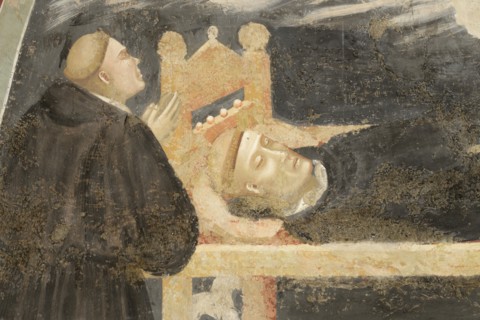 Fresco in the church of Sant'Agostino in Fabriano