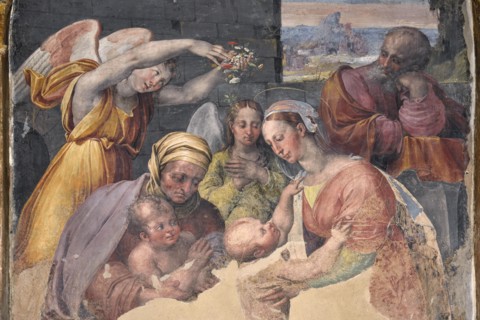 Fresco in the Corpus Domini Oratory in Urbania