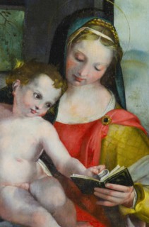 Claudio Ridolfi (attrib.), Madonna and Child with Saints Biagio, Francesco and the donor
