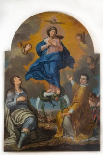 Unknown author, Immaculate Madonna and Saints Hippolytus and Lawrence