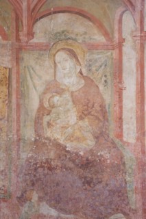 Fresco of the church of Santa Maria della Misericordia in Falconara Marittima