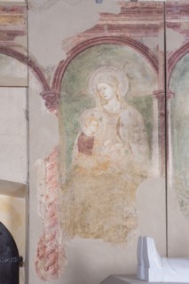 Fresco of the church of Santa Maria della Misericordia in Falconara Marittima