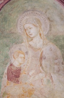 Fresco of the church of Santa Maria della Misericordia in Falconara Marittima
