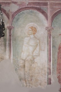Fresco of the church of Santa Maria della Misericordia in Falconara Marittima