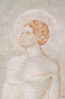 Fresco of the church of Santa Maria della Misericordia in Falconara Marittima