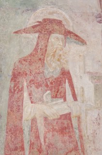 Fresco of the church of Santa Maria della Misericordia in Falconara Marittima