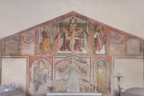 Fresco of the church of Santa Maria della Misericordia in Falconara Marittima