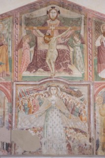 Fresco of the church of Santa Maria della Misericordia in Falconara Marittima
