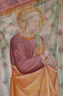 Fresco of the church of Santa Maria della Misericordia in Falconara Marittima