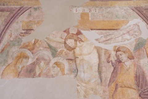 Fresco of the church of Santa Maria della Misericordia in Falconara Marittima