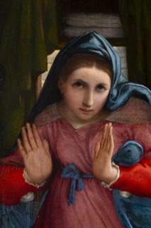 Lorenzo Lotto, Annunciation. The Virgin