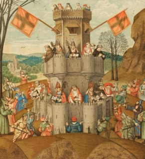 Representation of the Catholic Church as The Fortress of Faith