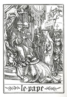 The Pope visited by Death