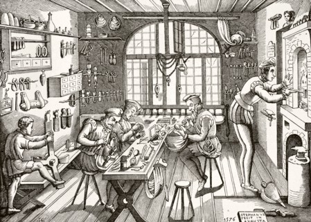 Etienne Delaune, Goldsmith's Workshop