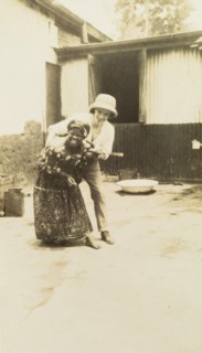 Mr Tamlin with an African woman