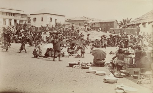 Market day at Cape Coast