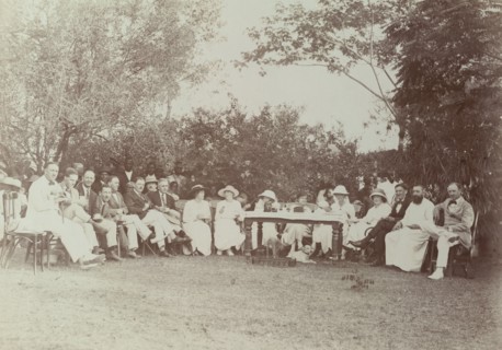 Mr and Mrs Tamlin with company staff