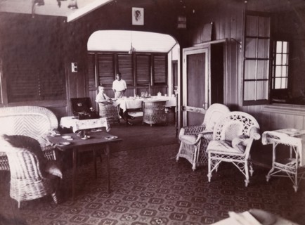Alfred Tamlin in his company club