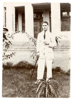 Portrait of a European man, West Africa